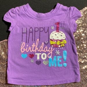 My 1st Birthday tee and matching leggings